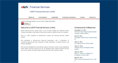 Desktop Screenshot of ilfsfinancialservices.com